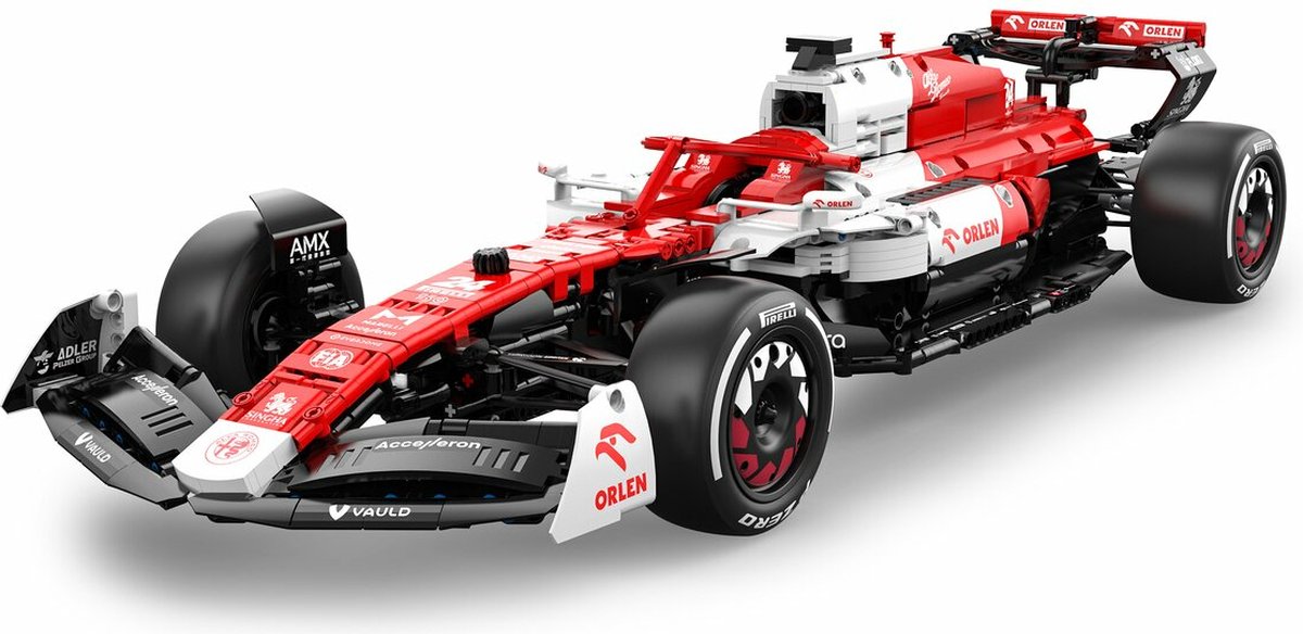 Jamara Constructiespeelgoed - 402806 Alfa Romeo C42 F1 - Rood Bouwstenen set - 1:8