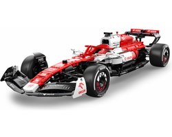 Jamara Constructiespeelgoed - 402806 Alfa Romeo C42 F1 - Rood Bouwstenen set - 1:8