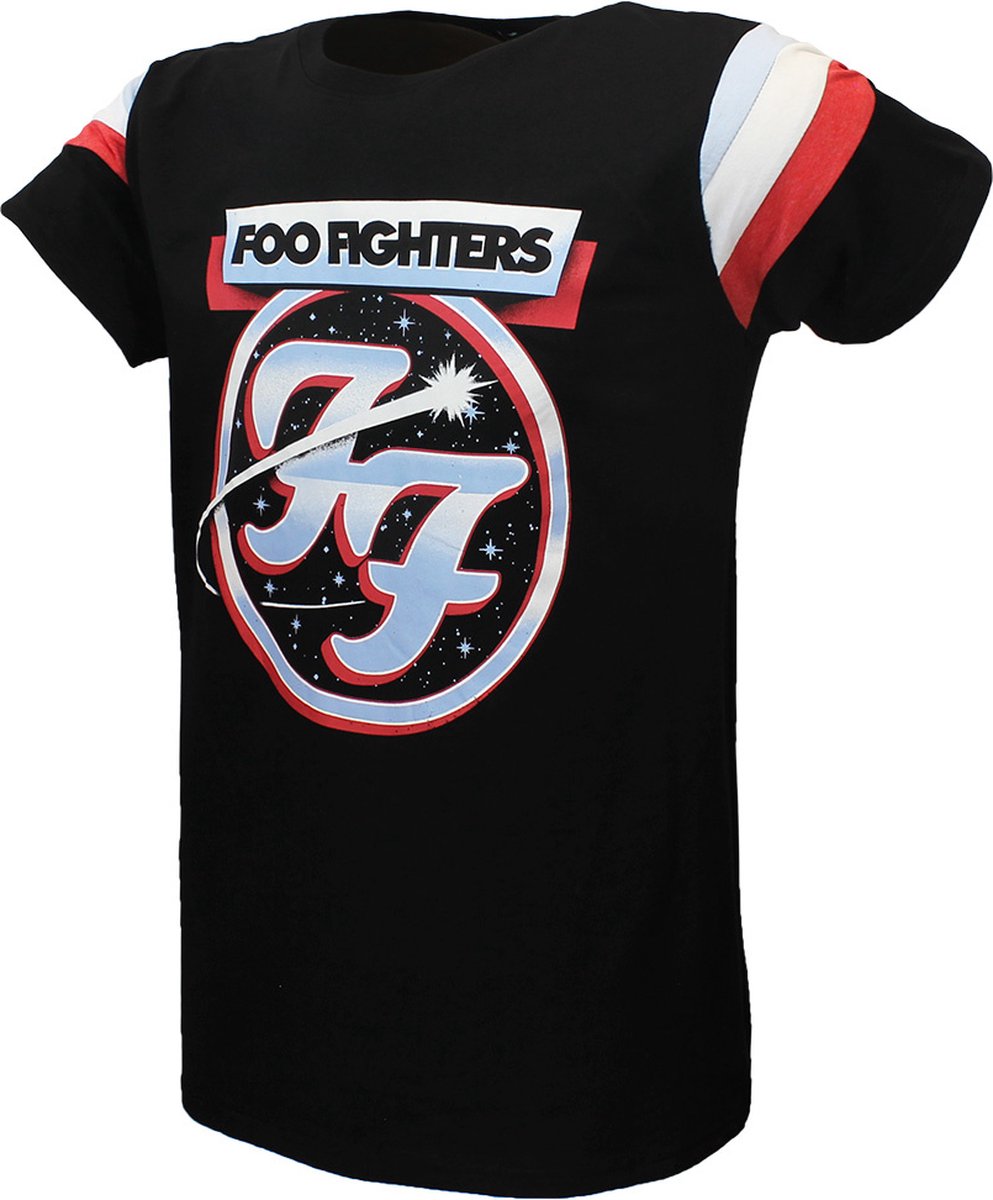 Foo Fighters Comet 60’s Style Tricoloured Ringer T-Shirt - Officiële Merchandise - M
