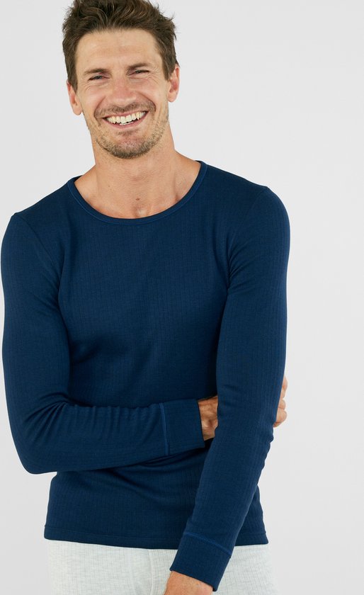 Damart T-shirt Thermolactyl col rond, polaire côtelée Homme