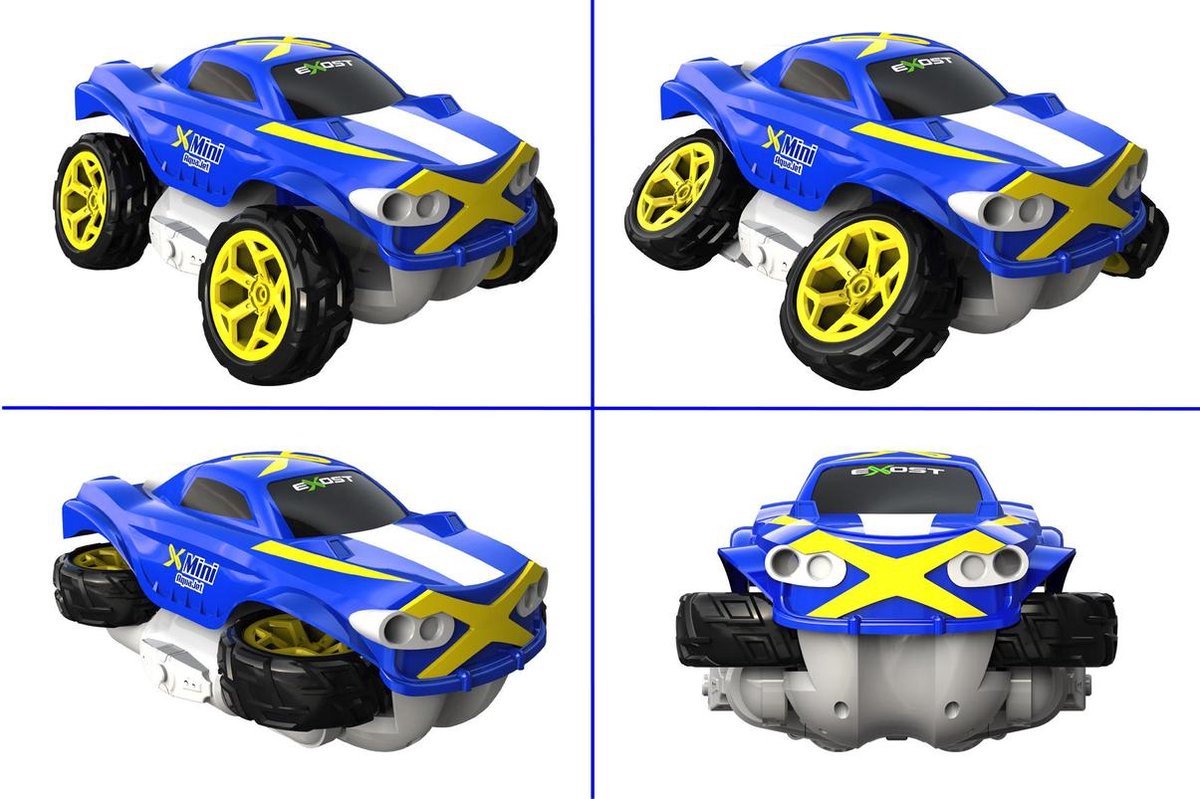 EXOST - Voiture Télécommandée - Aqua Typhoon - Roule sur la Terre, la Neige et l'Eau - Tout Terrain - Jouet Echelle 1:24
