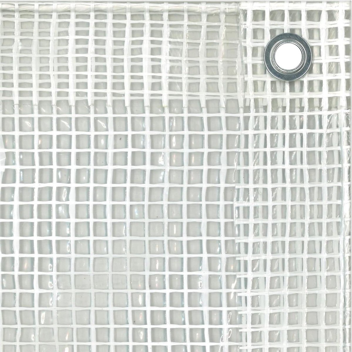 Cover All netzeil 400 x 6 m transparant wit 150 g/m² - dekzeil hout tuinmeubelen - auto's zwembaden - waterdicht scheurvast