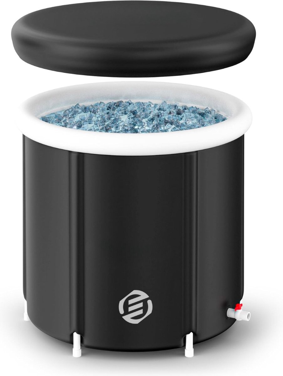 Equivera IJsbad - Ice Bath - Zitbad - Dompelbad - Buitenbad - Bath Bucket - Draagbaar - Geschikt voor Wim Hof Methode