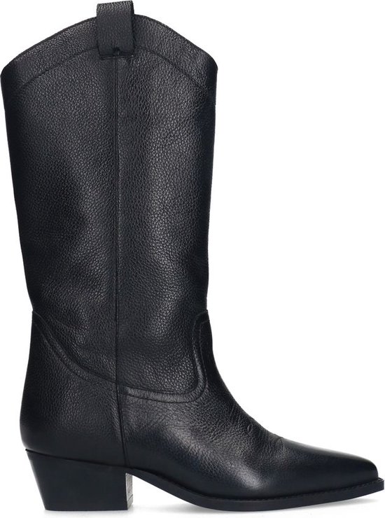 Cowboy Boots Sacha Zwarte Laarzen Sacha Dames Zwarte Leren