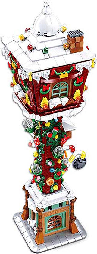 Sluban kerst Licht toren, Kerst huis, Sluban B0990, Sluban, Kerst,