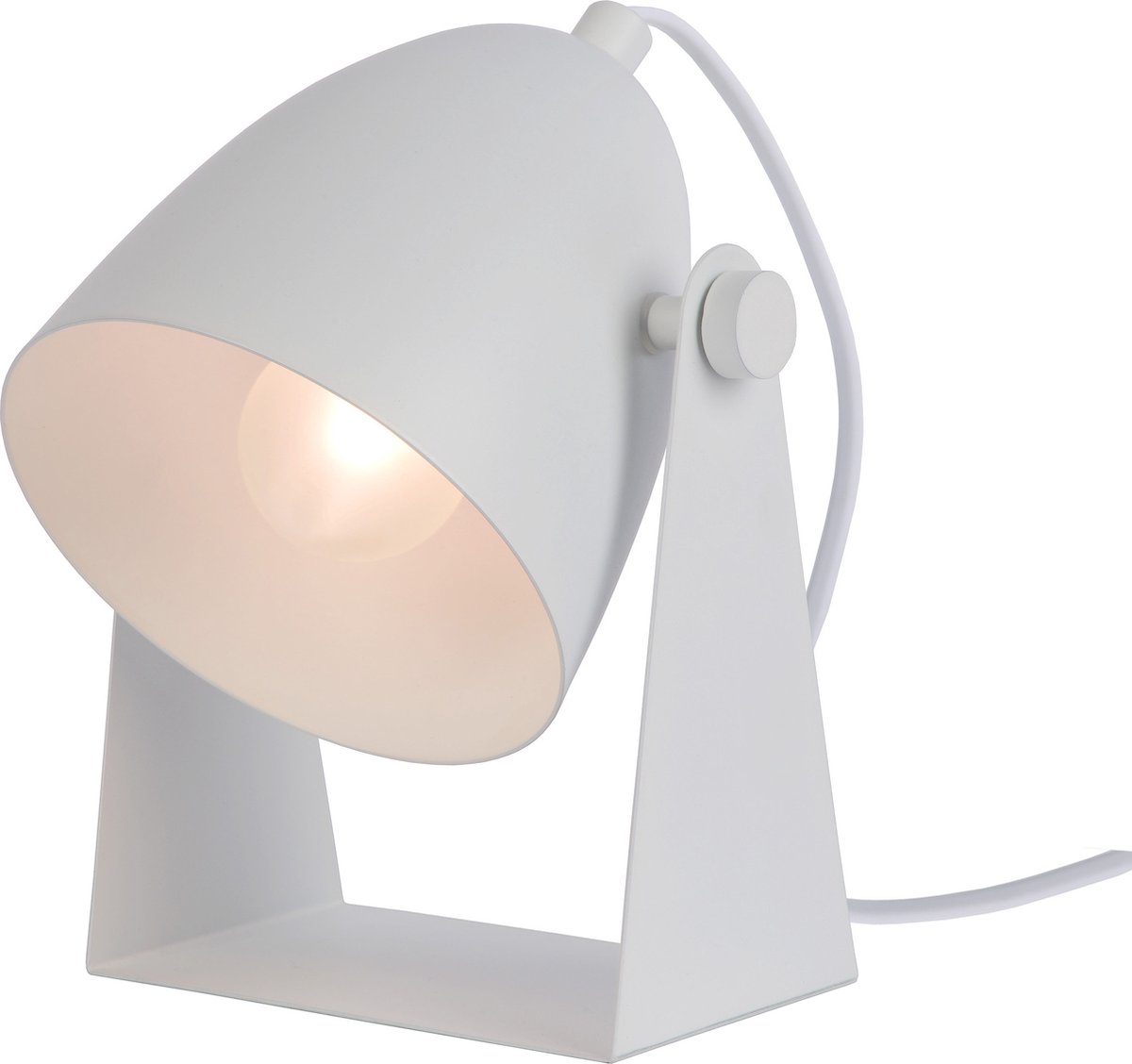 Lucide CHAGO - Tafellamp - 1xE14 - Wit
