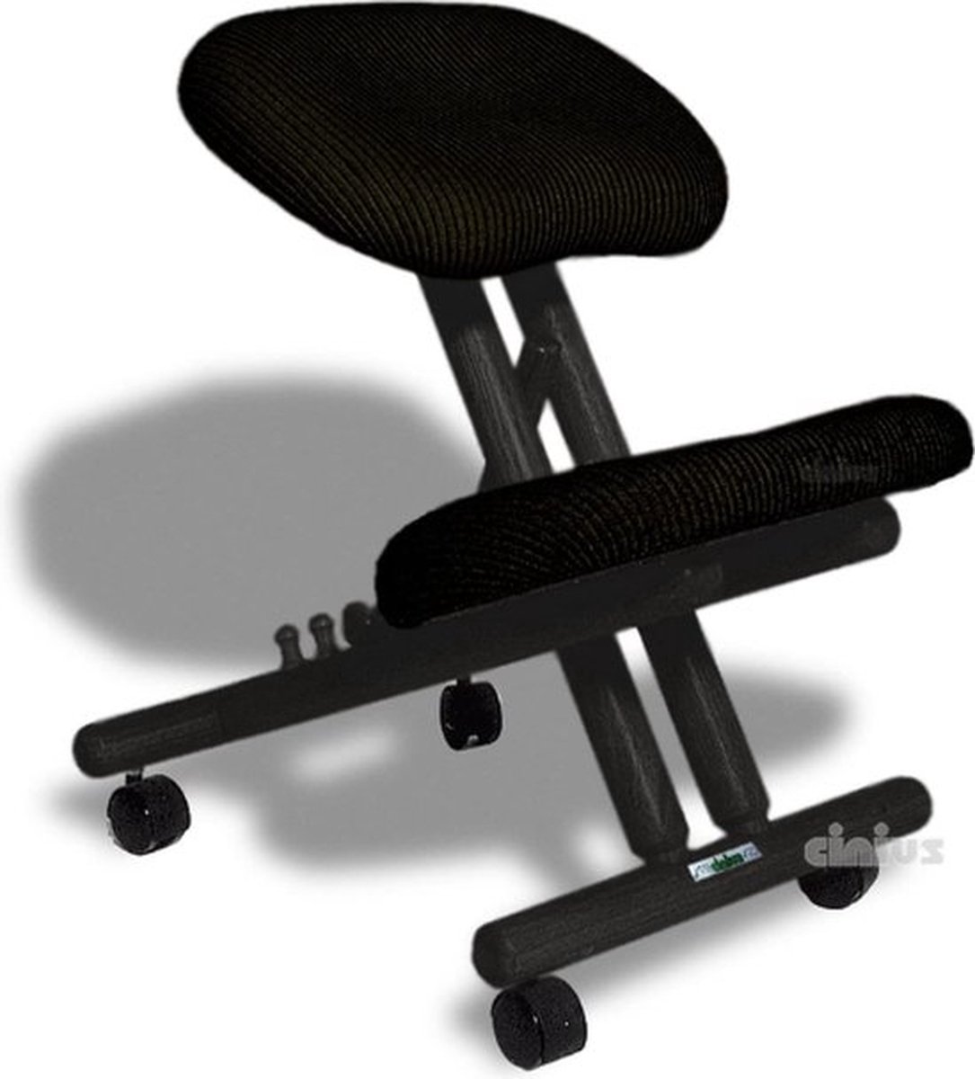 Professionele Kniestoel – Ergonomisch – Balansstoel – Werkkruk – Postuur Corrector – Bureaustoel – Volledig Verstelbaar – Comfortabel – Zwart