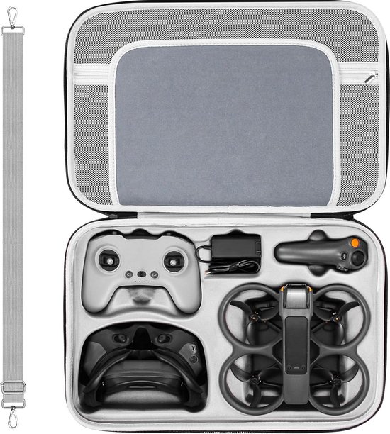 Draagtas voor DJI Avata 360 & RC 2, waterdichte PU opbergtas draagbare Draagtas voor DJI Avata 360 & RC 2, waterdichte PU opbergtas draagbare