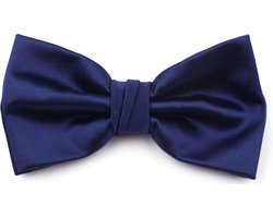 Suitable Polyester Strik Blauw - Maat - Heren - Vlinderstrik - Verstelbaar - Voorgestrikte vlinderdas - Heren - Luxe cadeauverpakking