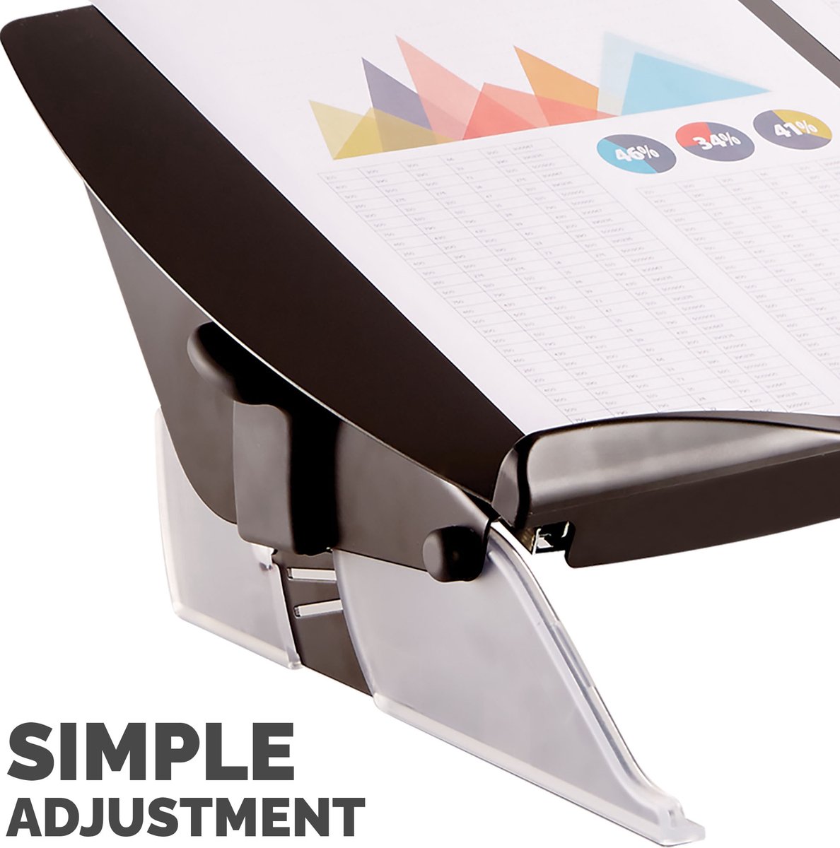 Fellowes Easy Glide™ schrijfhelling/documenthouder