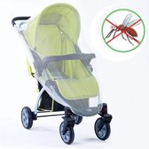Universeel Muggennet Kinderwagen - Zwart, Scheurvast Met Ritssluiting En Elastiek