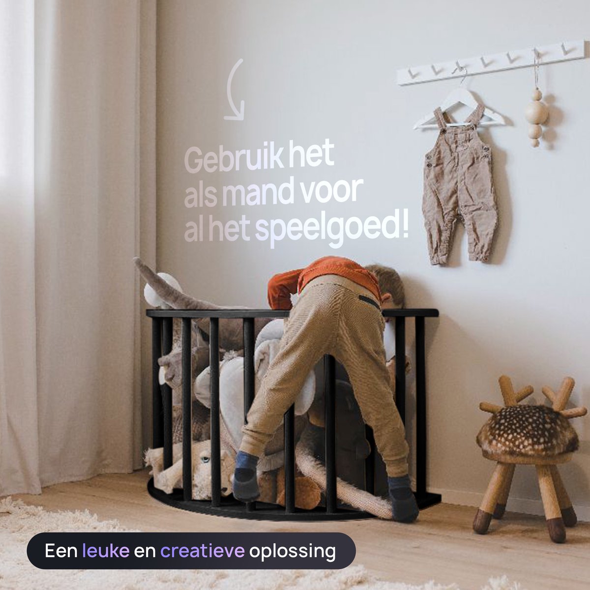 Multifunctionele Klimboog - 5 in 1 model - Speelboog - Klimrek - Speeltoestel - Inclusief Kussen - Tekentafel - Zwart — afbeelding 7