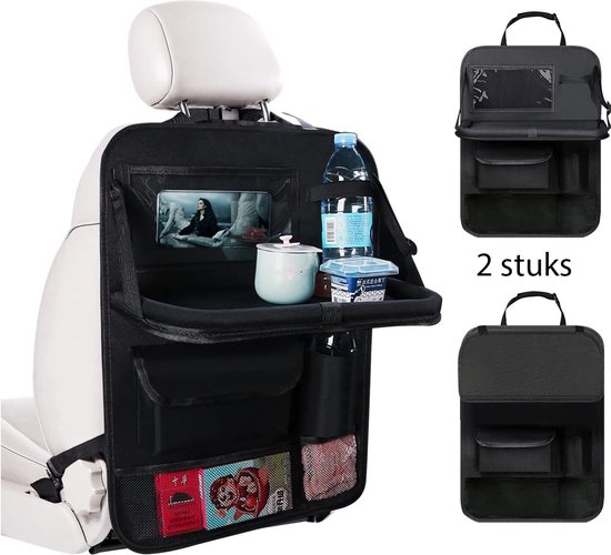TaimeiMao Zijorganizer voor autostoelen, opvouwbare autostoel-organizer, waterdicht, multifunctionele hangtas voor autostoelen, auto-organizer