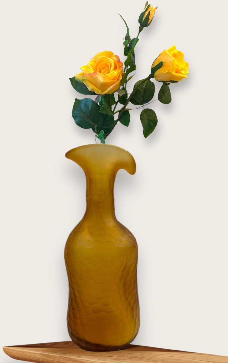 Franse vintage vase + Rose
