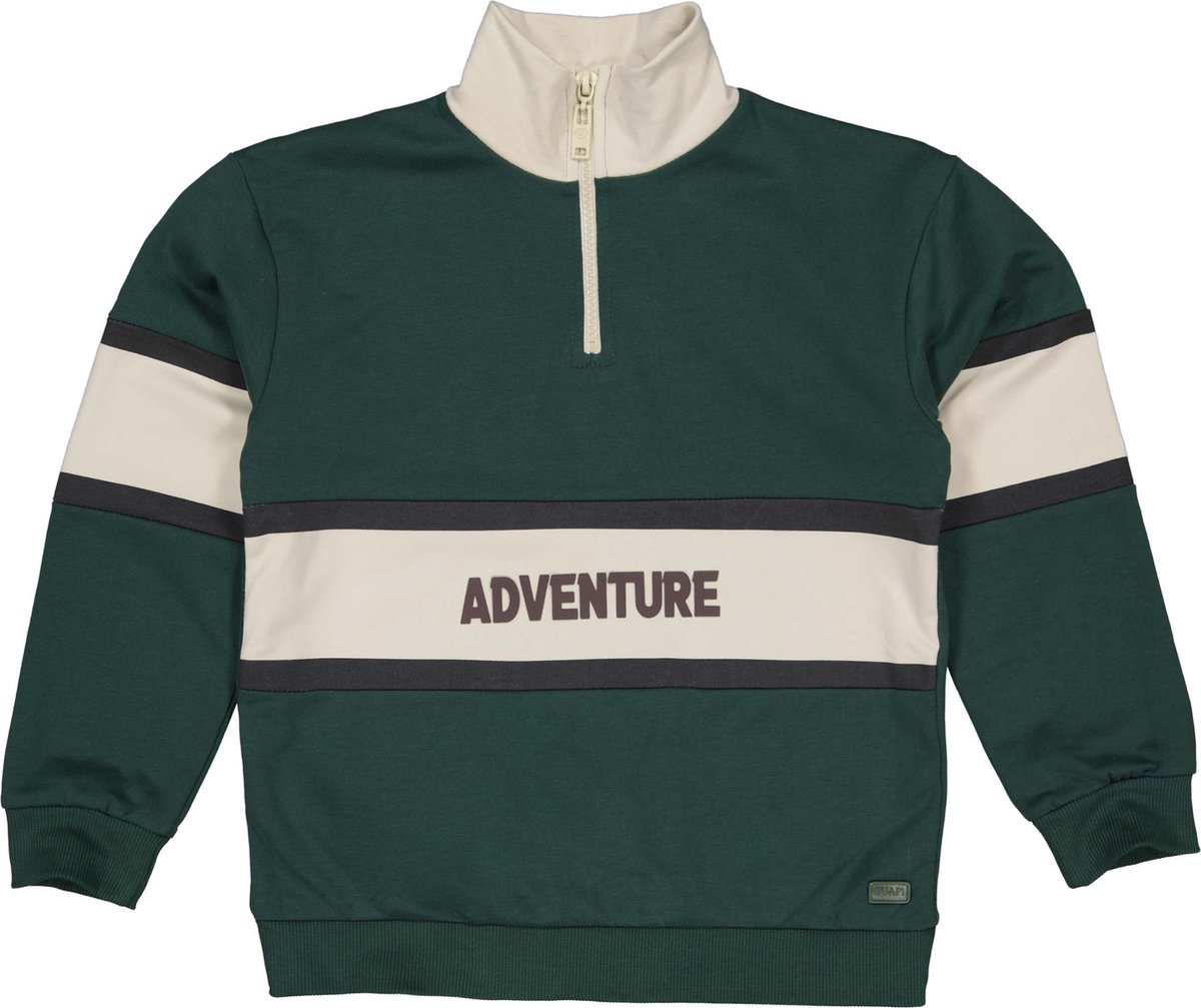 Quapi - Jongens sweater - Bottle Green - Maat 98