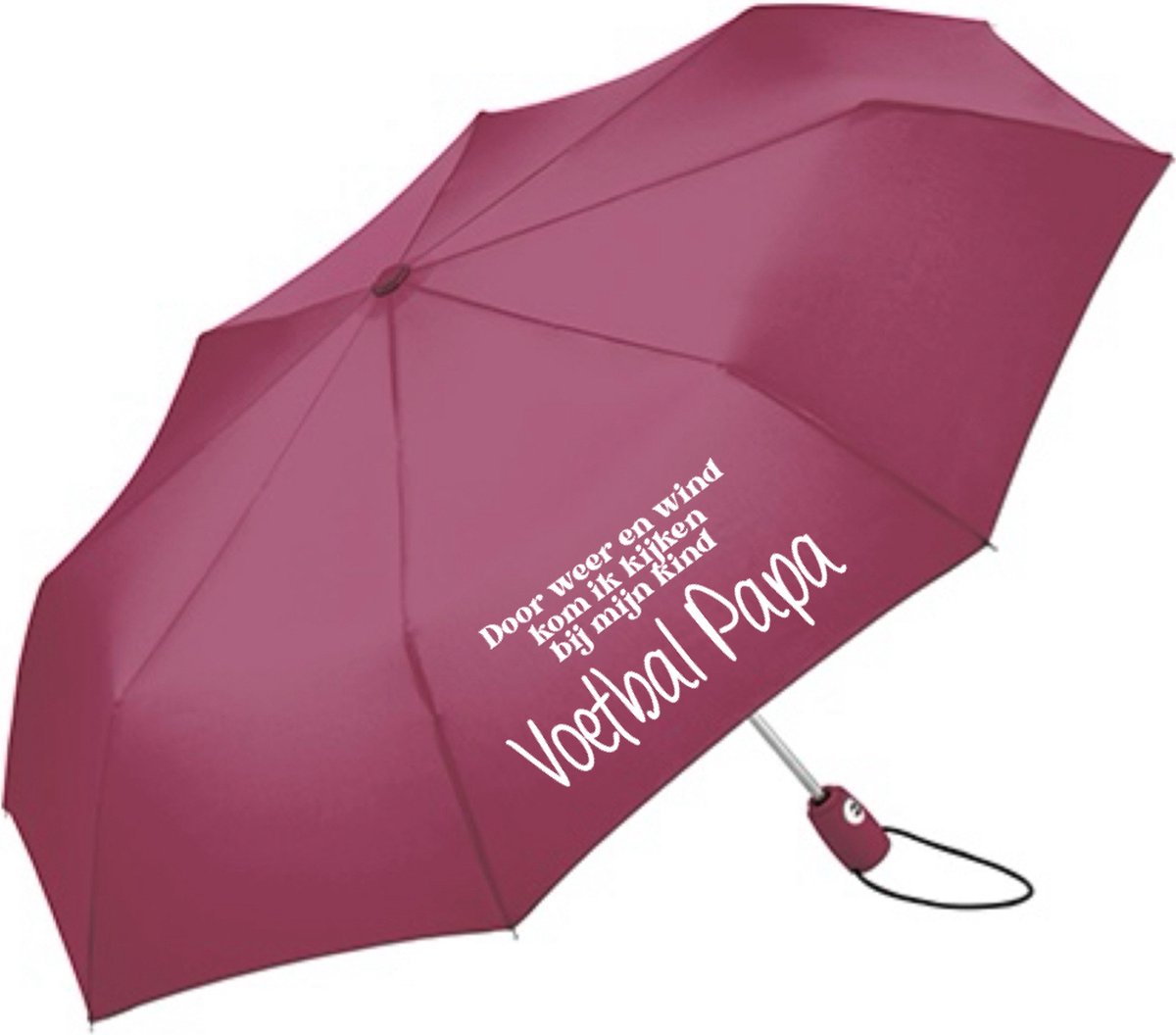 Paraplu voetbal Papa door weer en wind kom ik kijken bij mijn kind-Chic Bordeaux
