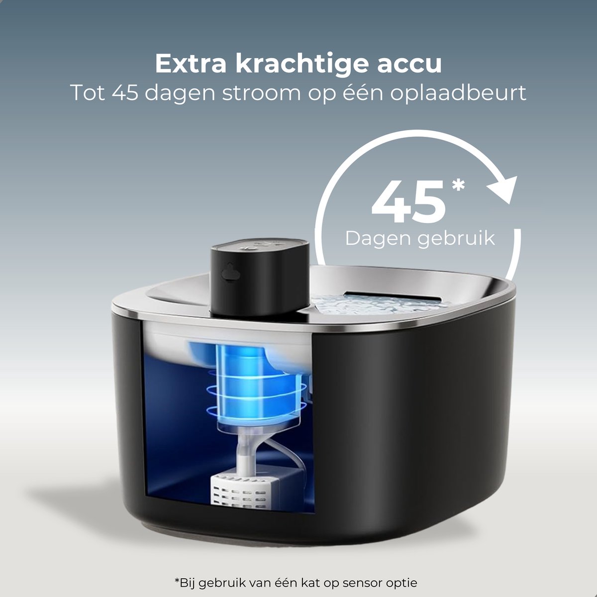 CatElite Stream draadloze 4L-drinkfontein met sensor thumbnail 3
