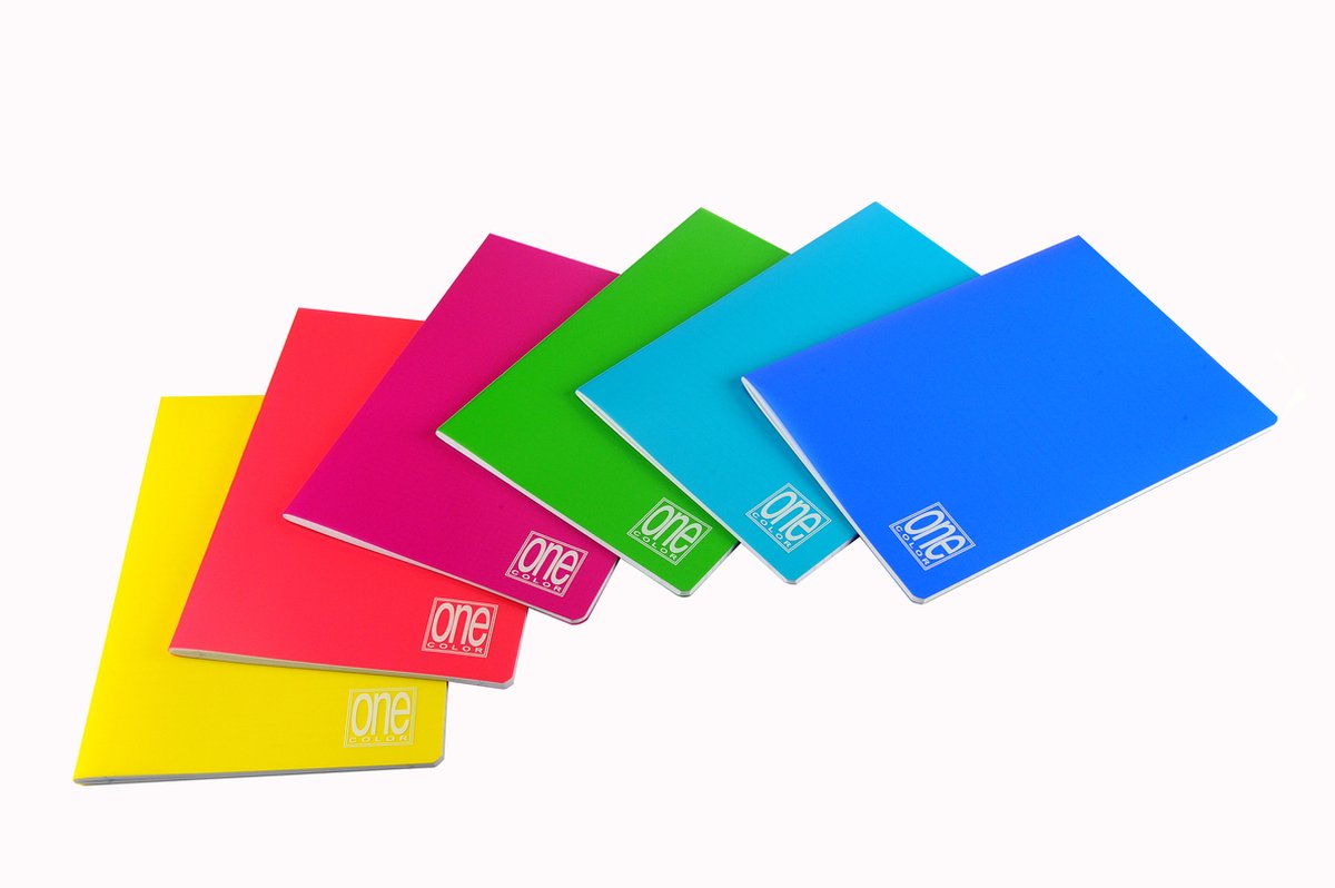 Blasetti One Color schrijfblok & schrift A4 20 vel Meerkleurig