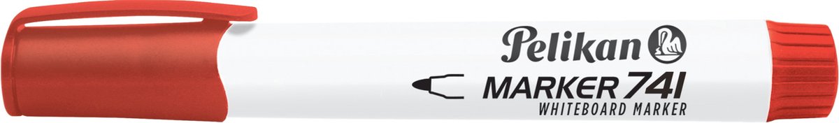 Pelikan Whiteboard markeer stift 742 Rot Runddocht