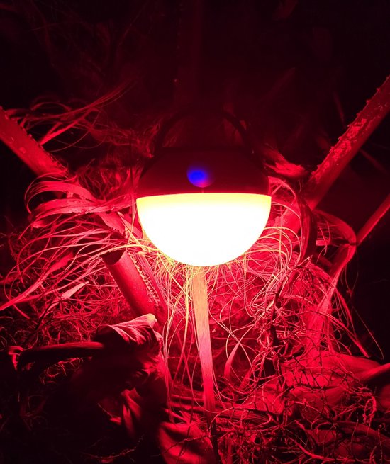Kampeerlamp - Campinglamp met magneet - Tentlamp USB-C Oplaadbaar - Verstelbaar in kleur en helderheid - Camping Lamp - Met RGB kleuren - Kan SOS-signaal uitzenden in morsecode! van Productpineapple — afbeelding 3