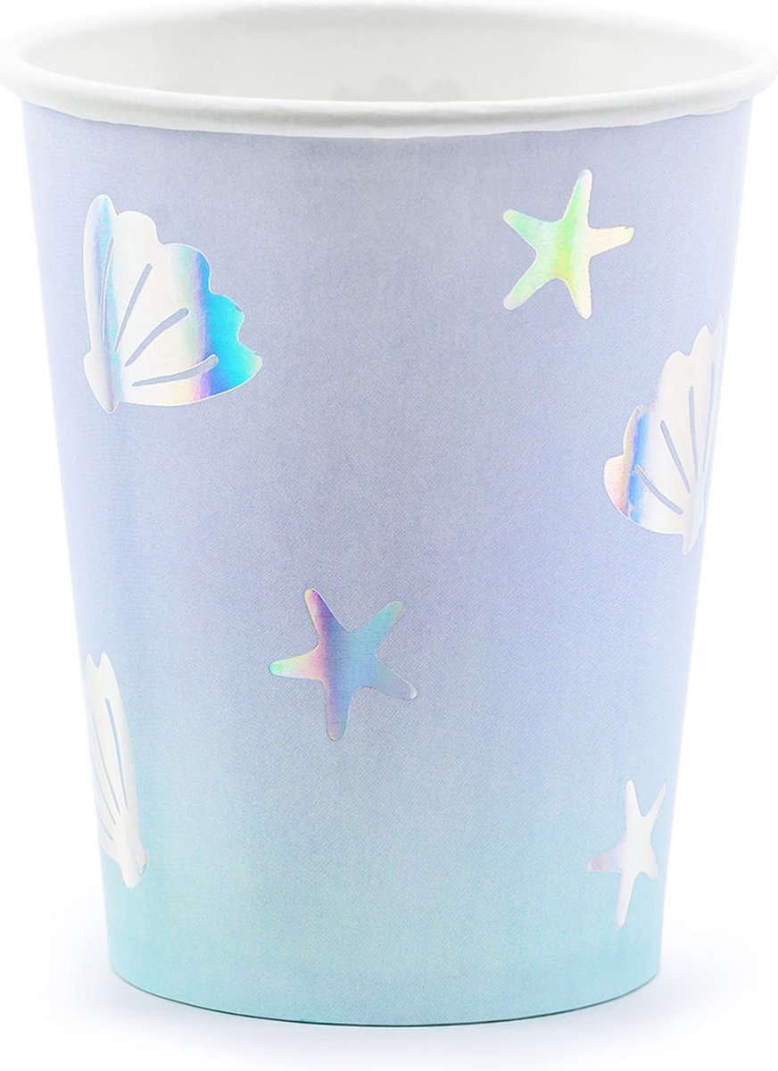 Goedkoopste PartyDeco Bekers Narwahl pk/6