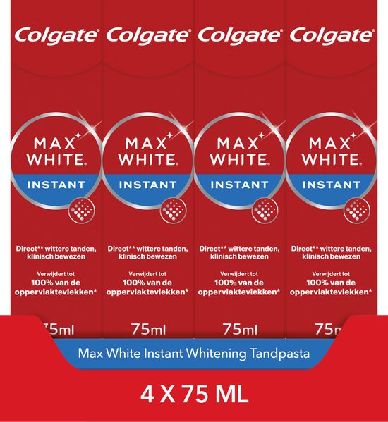 Colgate Max White One Optic tandpasta blanchissant 4 x 75 ml