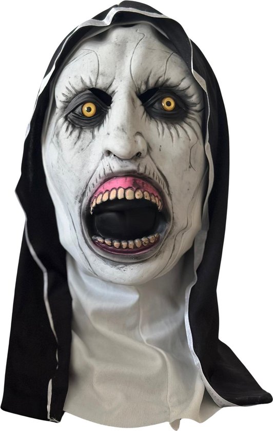 Eng non masker - The nun masker - Horror masker - halloween masker vrouw - enge maskers