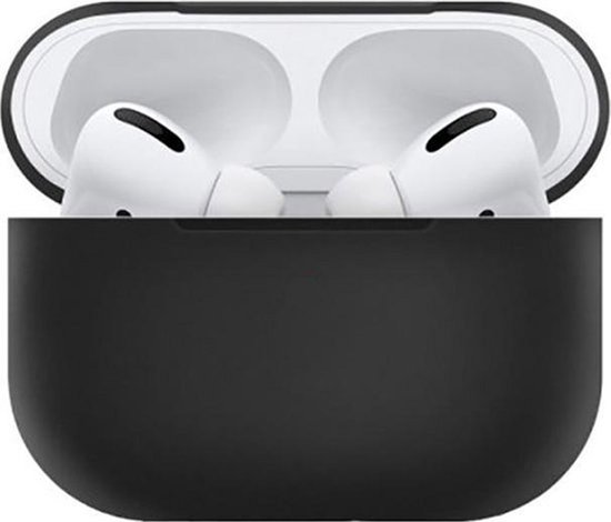 Foto: Studio air airpods hoesje pro 2 siliconen case zwart soepel airpod hoesje voor airpods pro 2 2022 