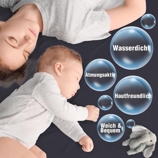 Waterdichte matrasbeschermer, 200 x 200 cm, hoeslaken