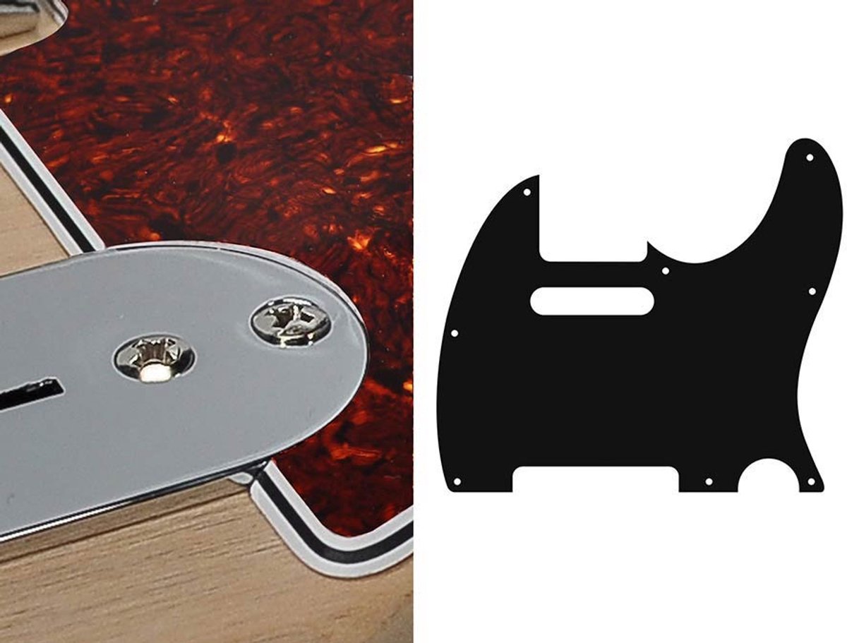 Boston TE-410-TI pickguard, Teaser, standard, 4 ply, tortoise intense