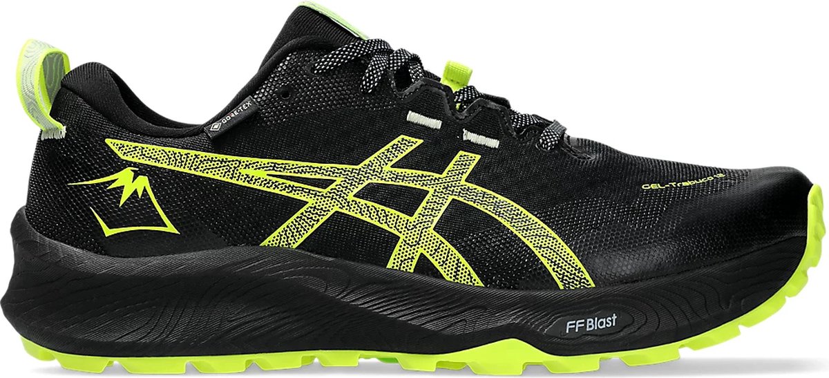 Asics Gel-Trabuco 12 GTX Trail Heren Hardloopschoenen /Safety Zwart