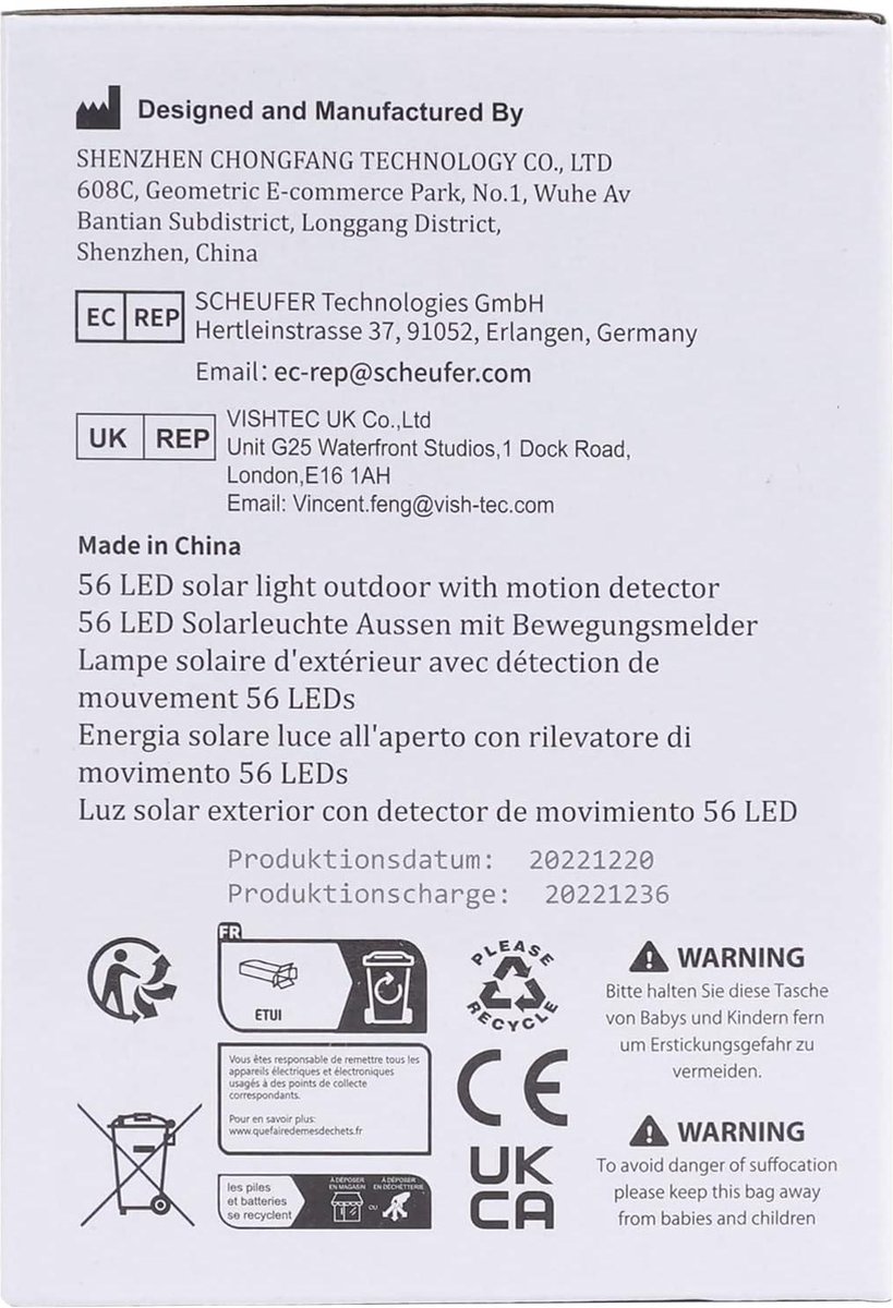 Lampen op zonne-energie voor buiten, MPJ 56 led-zonnelampen voor buiten, met bewegingsmelder, IP65 waterdicht, 120 graden verlichtingshoek, wandlamp op zonne-energie voor in de tuin, met kabel van 5 meter