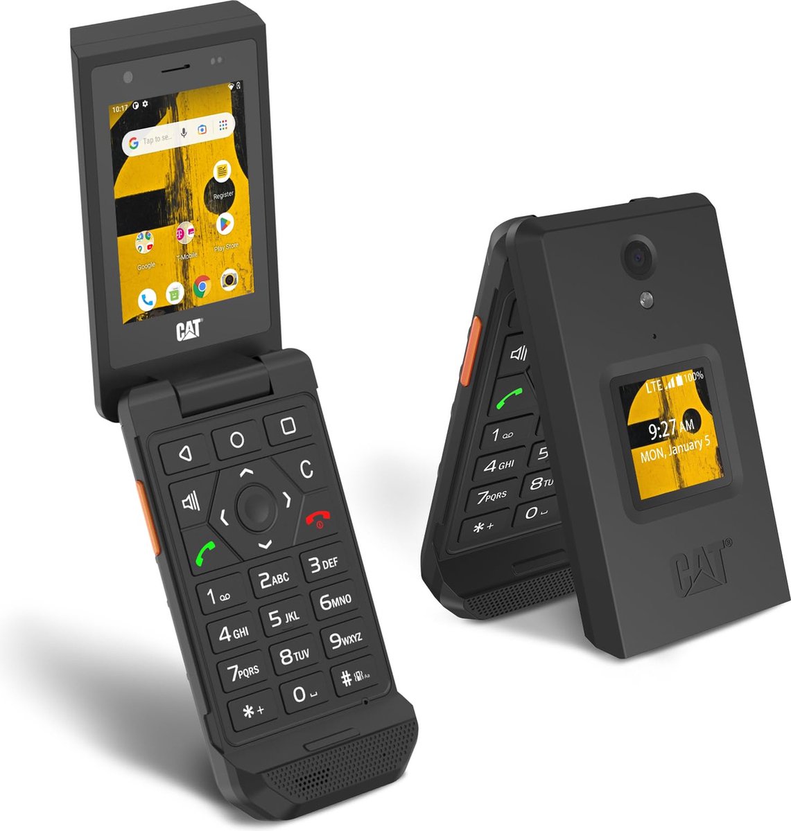 CAT S22 Flip - Robuuste mobiele telefoon - Android 11 - IP68 - 4G