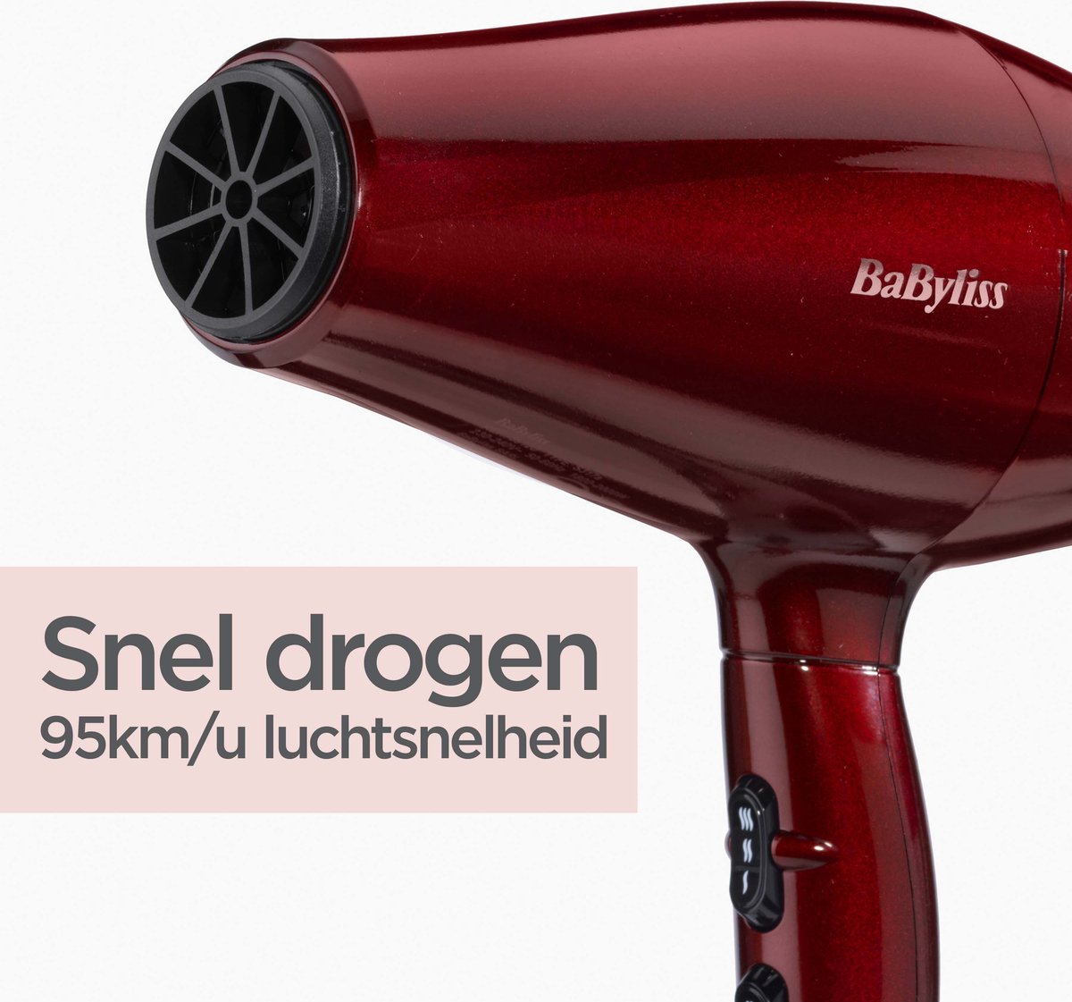 BaByliss 5912PE Föhn - Lichtgewicht met Krachtige DC-motor - afbeelding 3