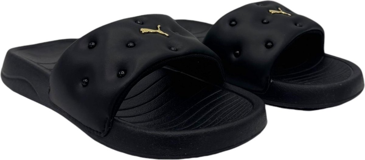 Puma Slippers Zwart
