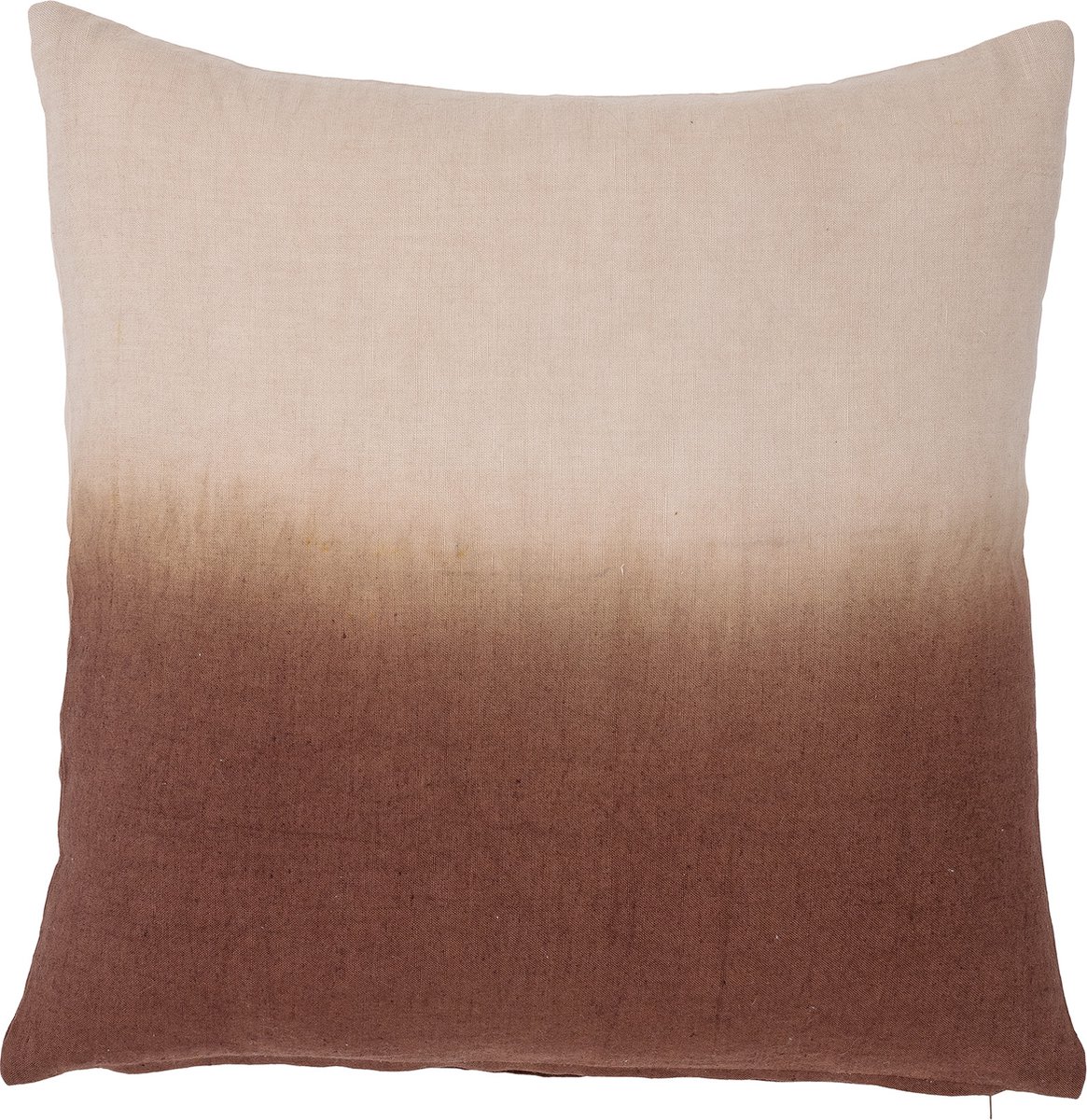 Gail Cushion, Brown, Linen