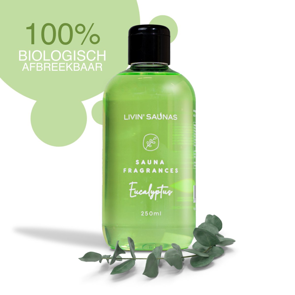 Goedkoopste LIVIN' Sauna Opgietmiddel Eucalyptus - Sauna Geur - Sauna Opgietmiddel - Sauna Opgietconcentraat - Sauna Opgiet - Stimuleert Bloedsomloop - Duurzaam - 250ML