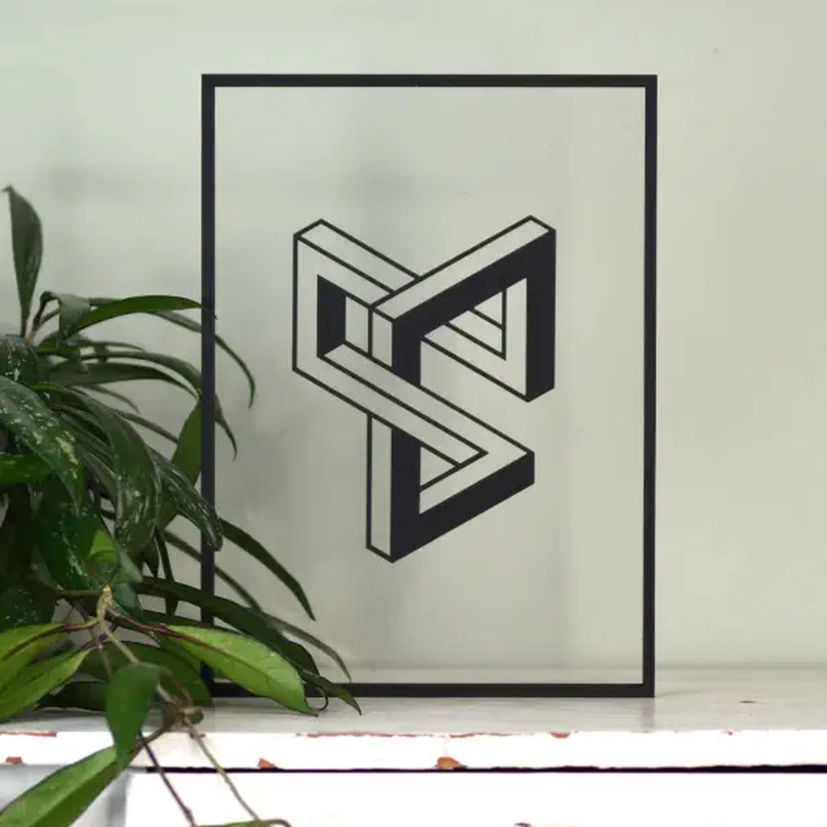 Houten lijstje – Floating Frames – Optische illusie #1
