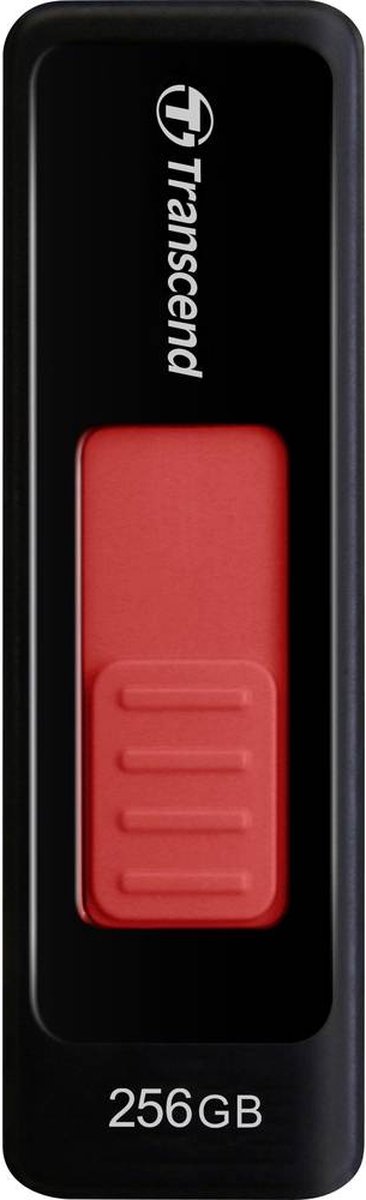 Transcend JetFlash 760 – 256 GB – Zwart/rood – USB 3.2 Gen 1