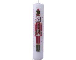 Adventskaars - 25 cm - Adventskaars kalender - ong. 56 branduren - Kerst