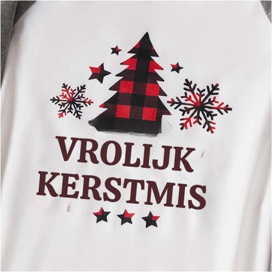 MyFav Bij elkaar passende kerstpyjamaset voor het hele gezin, kerstpyjama's, nachtkleding, lange mouwen, nachtkleding voor dames, heren, meisjes, jongens, kinderen, Donkerblauw, XXL