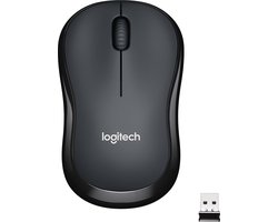 M220 Silent, USB 2.4GHz, Optical 1000 dpi, 1xAA, Charcoal