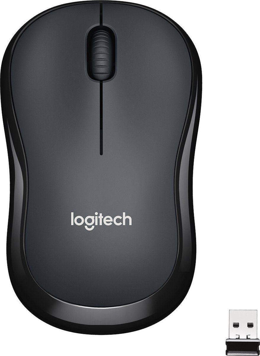 Bol.com Logitech M220 Silent - Draadloze Muis - USB Nano Ontvanger - Grijs aanbieding