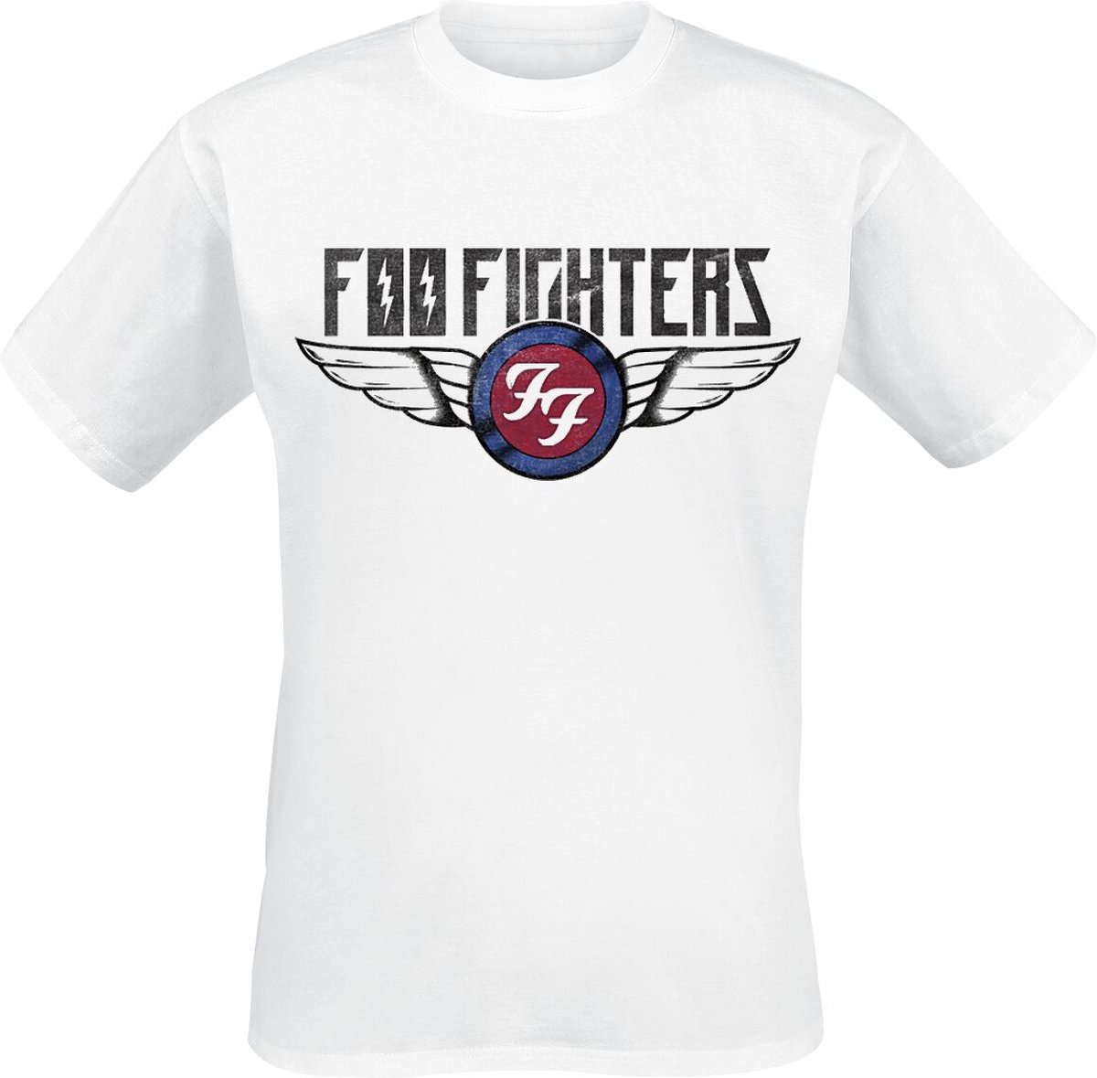 Foo Fighters Flash Wings Heren T-shirt - wit - M