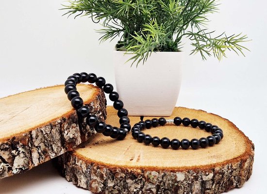 SAIBANGZI Kristallen armband, 3 stuks/set, 8mm, natuurlijke edelsteen, kralen armband, genezende kristallen armband voor vrouwen, mannen, Steen