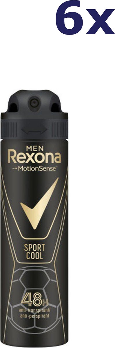 Goedkoopste 6x Rexona Deo spray - 150ml - men sport cool