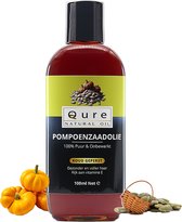 Bol.com Pumpkin Seed Oil 100ml | 100% Puur & Onbewerkt | Pompoenpitolie | Food-Grade Kwaliteit Pompoenpitolie voor een Glanzend ... aanbieding
