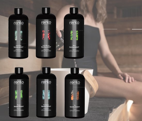 Rento Sauna Voordeel Set van 6 geuren (6 x 400 ml)