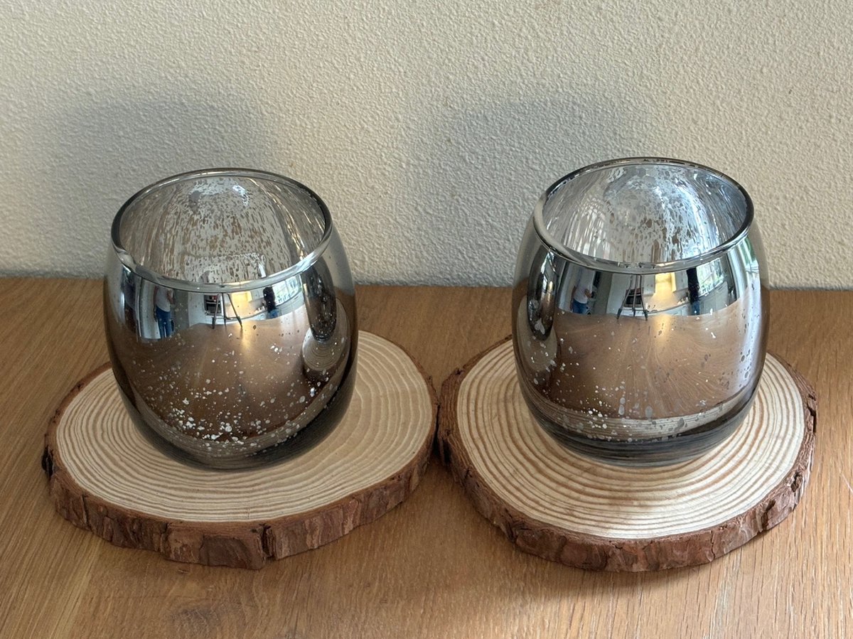 waxinelichthouders zilver