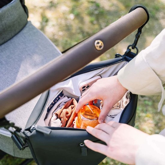 Done by Deer Luiertas Zwart Kinderwagen Tas van Done by Deer — afbeelding 5